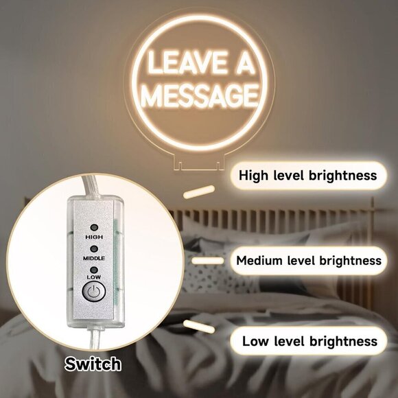 Audio Guest Book LED Neon Sign - Picture 7 of 7